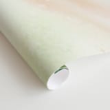 "MeadowLand" - Wall Mural in Olive Green by Lindsay Megahed - Close-up