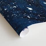 "Solar System" - Wall Mural in Starlight by Alexandra Dzh - Close-up