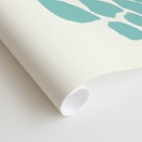 "It's Raining Red" - Wall Mural in Aqua by rose lindo - Close-up