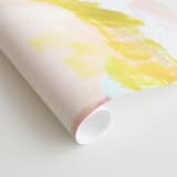"The Meadow" - Wall Mural in White by Melanie Severin - Close-up
