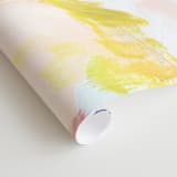 "The Meadow" - Wall Mural in White by Melanie Severin - Close-up