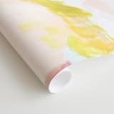 "The Meadow" - Wall Mural in White by Melanie Severin - Close-up