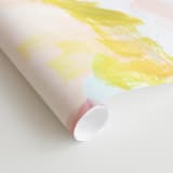 "The Meadow" - Wall Mural in White by Melanie Severin - Close-up