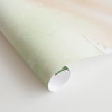 "MeadowLand" - Wall Mural in Olive Green by Lindsay Megahed - Close-up