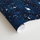 "Solar System" - Wall Mural in Starlight by Alexandra Dzh - Close-up