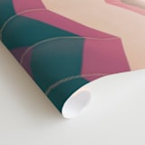 "To The Stars" - Wall Mural in White by Caroline Mint - Close-up