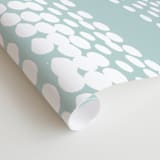 "River of Dots" - Wall Mural in White by Jorey Hurley - Close-up
