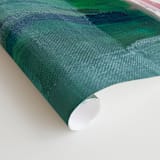 "Feel So Fine" - Wall Mural in White by Sarina Diakos - Close-up