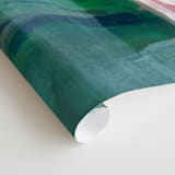 "Feel So Fine" - Wall Mural in White by Sarina Diakos - Close-up