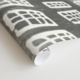 "On the Canal" - Wall Mural in Neutral by Griffinbell Paper Co. - Close-up