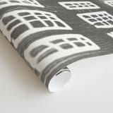 "On the Canal" - Wall Mural in Neutral by Griffinbell Paper Co. - Close-up