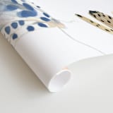 "Moths" - Wall Mural in White by Emilie Simpson - Close-up