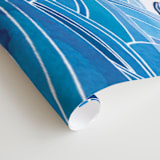 "seas the day" - Wall Mural in White by Stardust Design Studio - Close-up