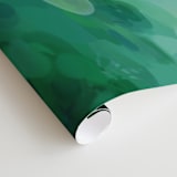 "Fireflies" - Wall Mural in White by Jennifer Stewart - Close-up