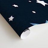 "Through space and time" - Wall Mural in White by raven erebus - Close-up