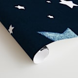 "Through space and time" - Wall Mural in White by raven erebus - Close-up