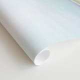 "Coral Bay" - Wall Mural in White by AlisonJerry - Close-up