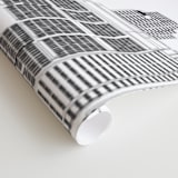 "San Francisco" - Wall Mural in White by Neeta Sawhney - Close-up