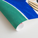 "Primario" - Wall Mural in White by FERNANDA MARTINEZ - Close-up