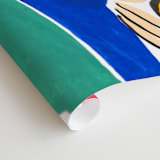 "Primario" - Wall Mural in White by FERNANDA MARTINEZ - Close-up