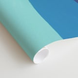 "By the Bay" - Wall Mural in White by Jenny Partrite - Close-up