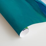 "Enchanted Vista" - Wall Mural in White by Jenny Partrite - Close-up