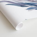 "Dreaming of Leaves" - Wall Mural in White by Priscilla Lee - Close-up