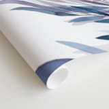 "Dreaming of Leaves" - Wall Mural in White by Priscilla Lee - Close-up