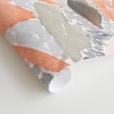 "Speckled Garden" - Wall Mural in White by Whitney Rainsdon - Close-up