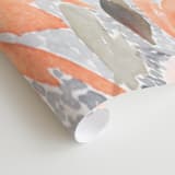 "Speckled Garden" - Wall Mural in White by Whitney Rainsdon - Close-up