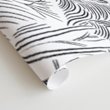 "hide and seek 2" - Wall Mural in white by Vivian Yiwing - Close-up