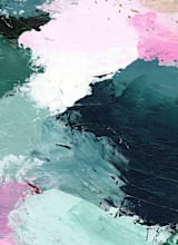 "Vivid Splash" - Wall Mural in White by Melanie Severin - Full Size