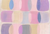 "Painted Geo Overlay" - Wall Mural in Pink by Amy Toneys - Full Size