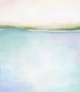 "Coral Bay" - Wall Mural in White by AlisonJerry - Full Size