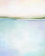 "Coral Bay" - Wall Mural in White by AlisonJerry - Full Size