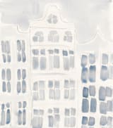 "skyscraper" - Wall Mural in White by Susanne Kasielke - Full Size