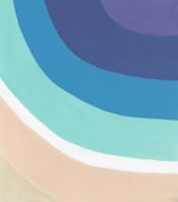 "By the Bay" - Wall Mural in White by Jenny Partrite - Full Size