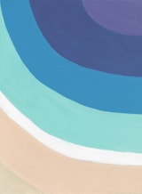 "By the Bay" - Wall Mural in White by Jenny Partrite - Full Size