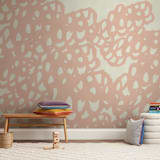 "Black Sheep" - Wall Mural in Pink by rose lindo - In a Room