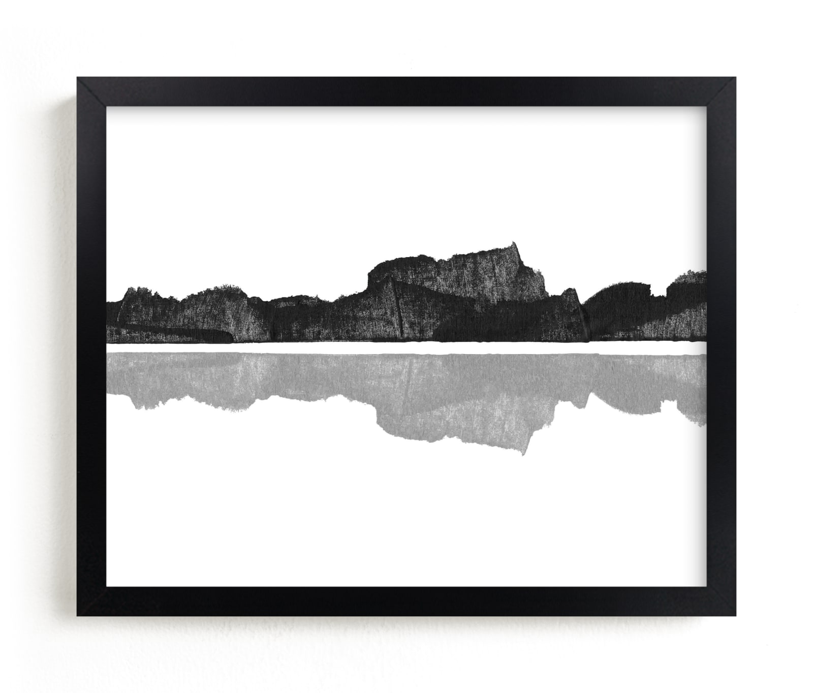 "Mirror Image" - Limited Edition Art Print by MinimalType in beautiful frame options and a variety of sizes.
