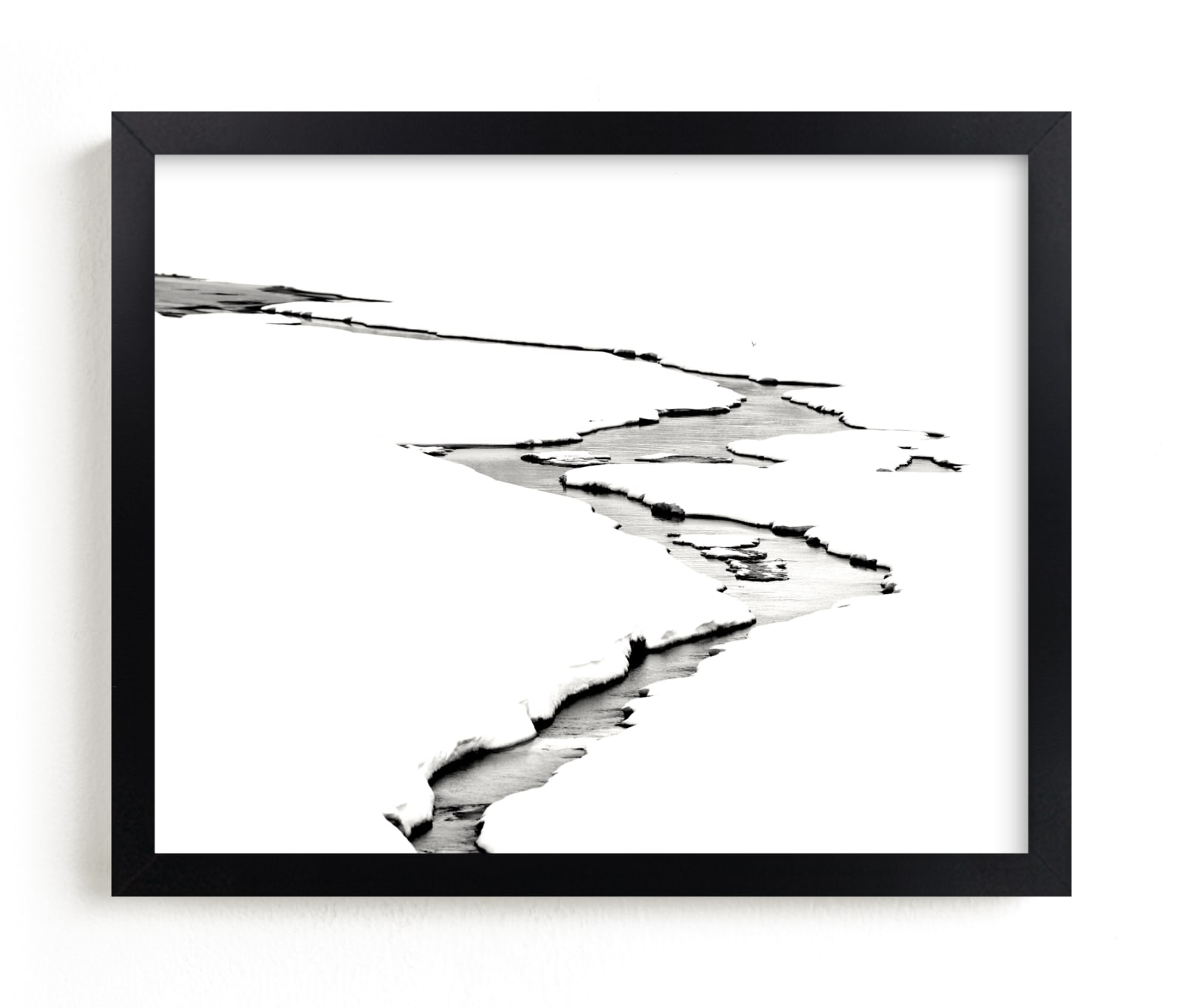 "Silver Ice" - Limited Edition Art Print by Leslie Le Coq in beautiful frame options and a variety of sizes.