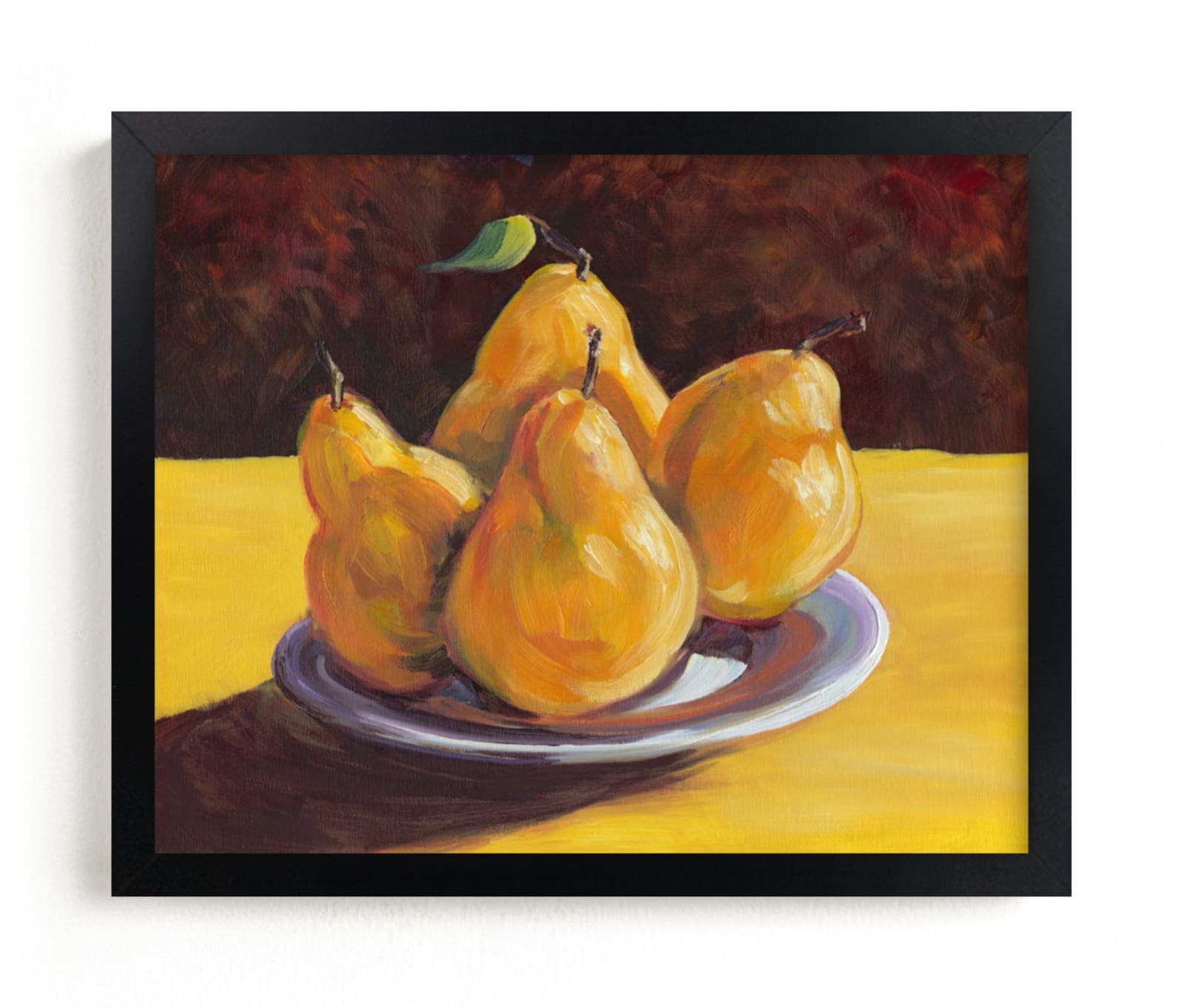 "First Pears" - Art Print by Robert Deem in beautiful frame options and a variety of sizes.