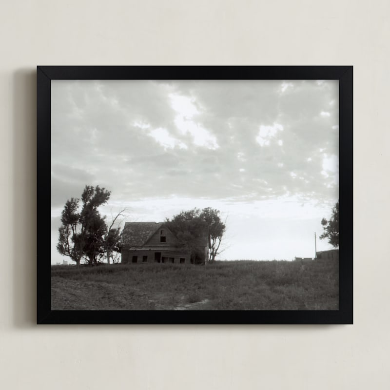 "Forgotten" - Art Print in Black and White by Eric Eikenbary - Framed