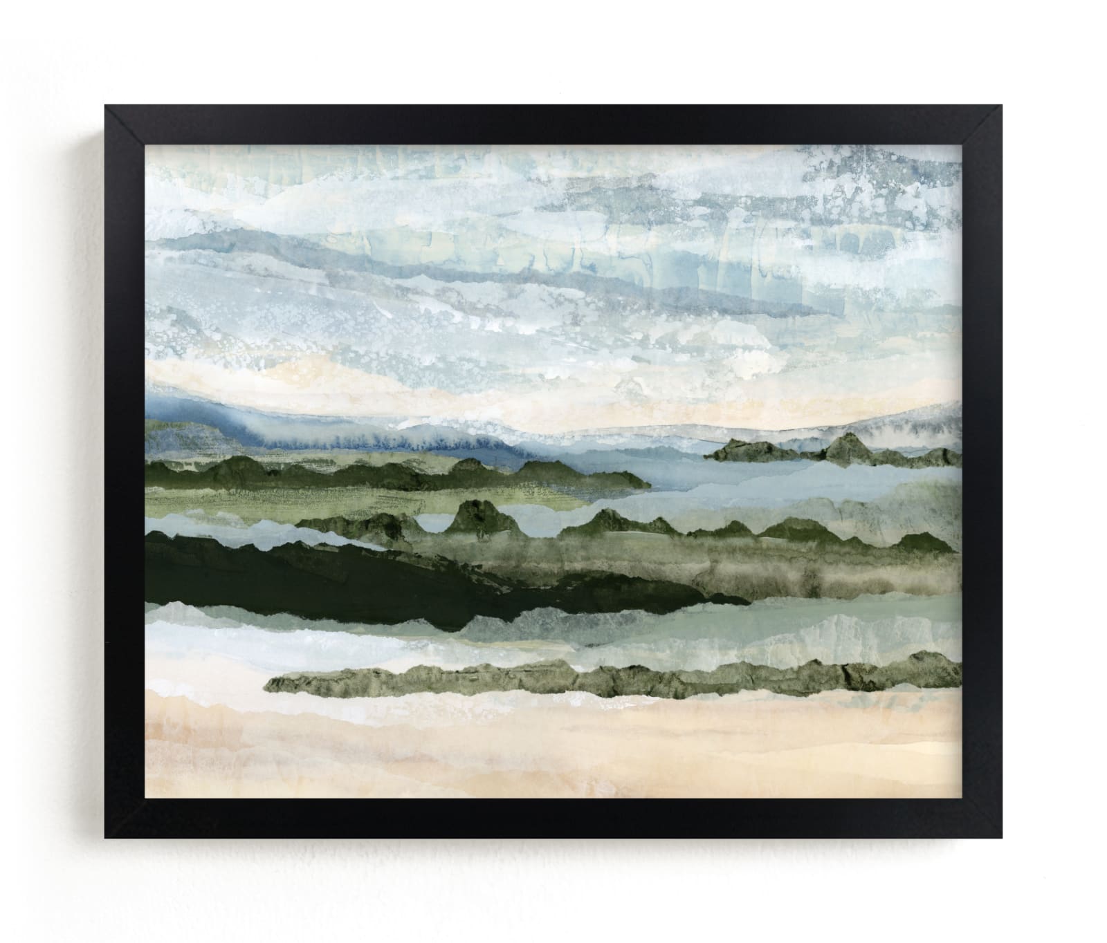 "Among the Hedges II" by Lara Eckerman in beautiful frame options and a variety of sizes.