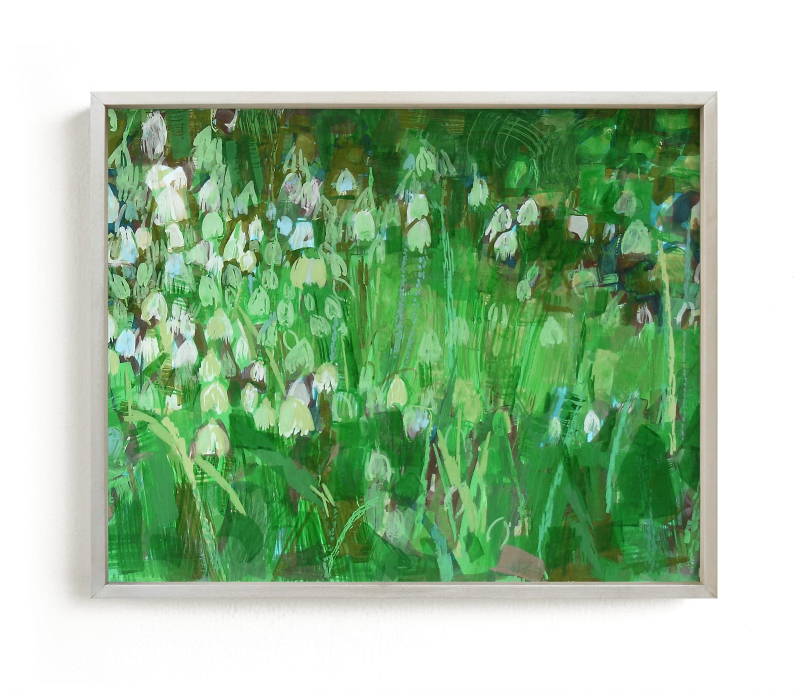 "snowdrops" - Limited Edition Art Print by Liz Innvar in beautiful frame options and a variety of sizes.
