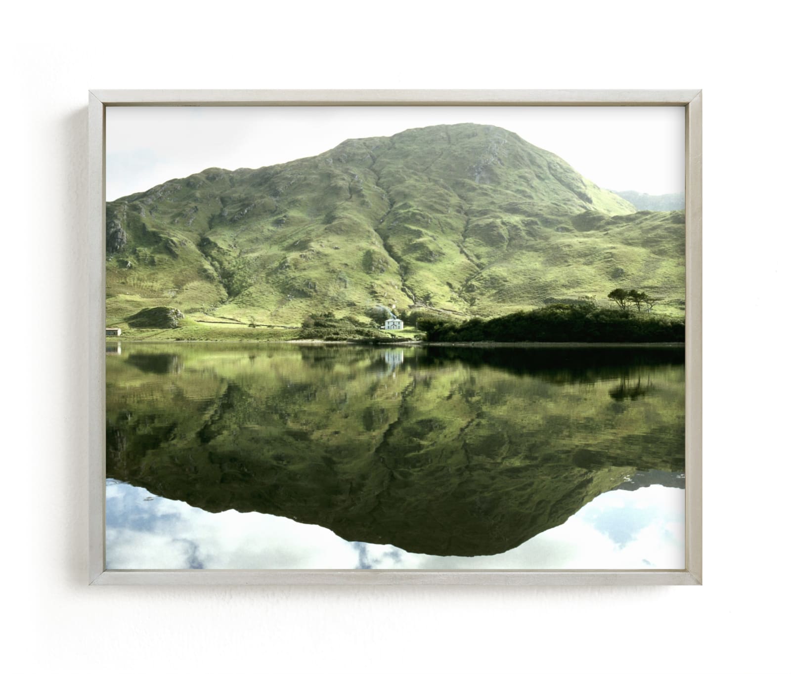 "Green Reflections Connemara Ireland" - Limited Edition Art Print by Eva Marion in beautiful frame options and a variety of sizes.