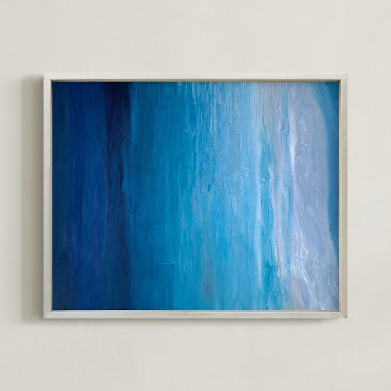 "fresh water - landscape" - Art Print by Teodora Guererra in beautiful frame options and a variety of sizes.