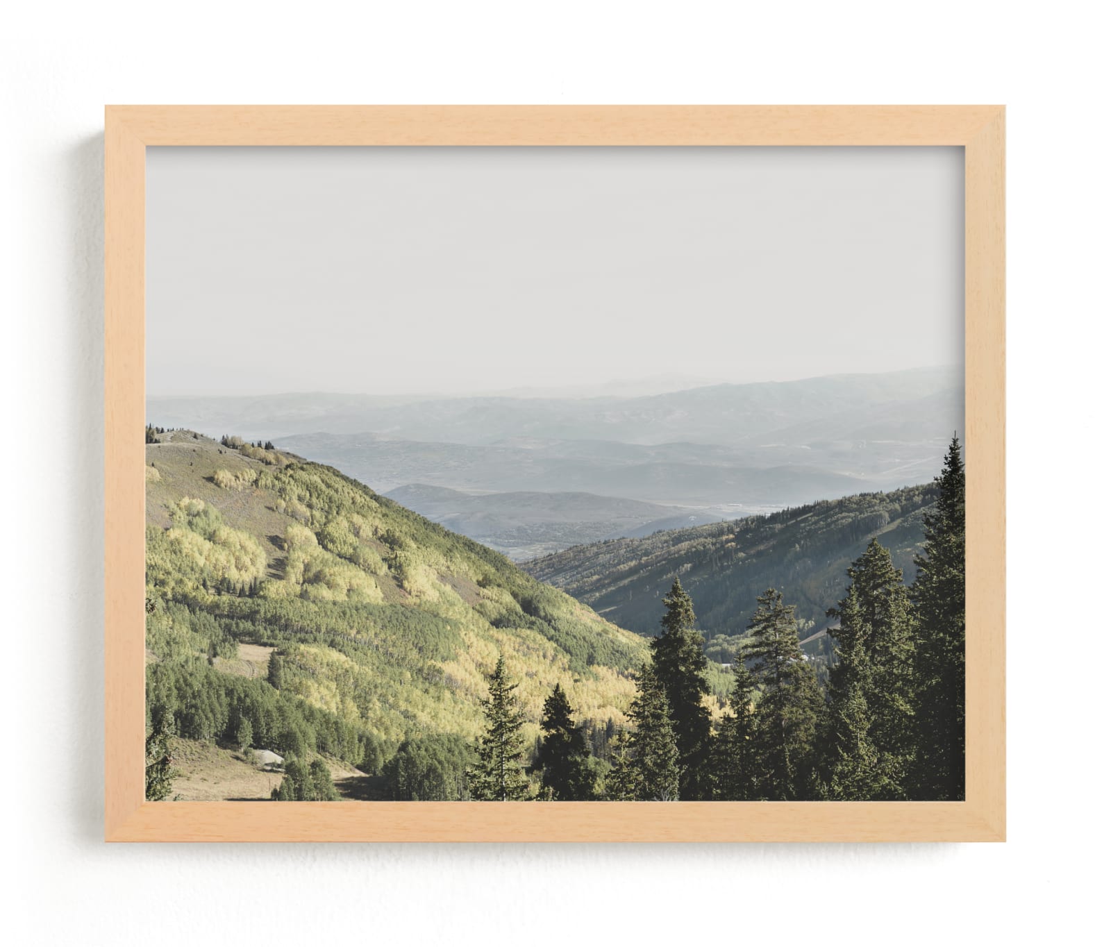 "Mountainous Fog" by Anne Ciotola in beautiful frame options and a variety of sizes.