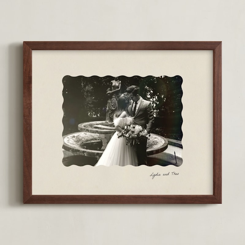 Vintage Scallop: Landscape Custom Photo Art by Sara Hicks Malone