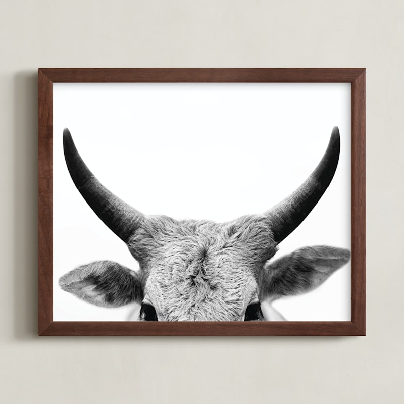 "Jane Gallagher" - Art Print in Slate by Amy Carroll - Framed
